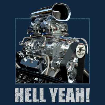 Hell Yeah! Supercharged Blower t-shirt Design